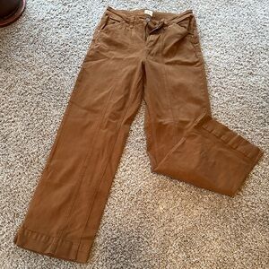 Rust Denim Wide Leg Wash Lab Women’s Jeans size 29 Side Opening Willa Pant